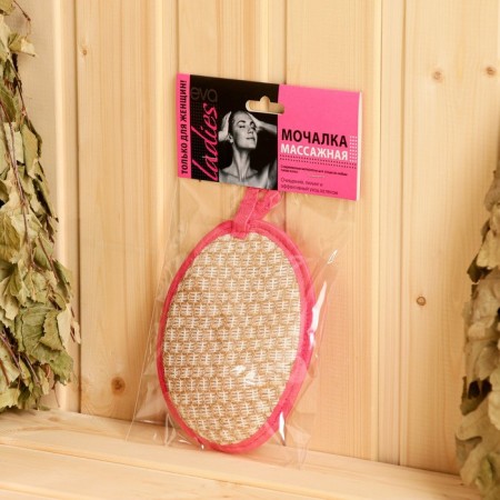 Mochelk "Ladies. Oval", nettles, cotton, 16x12cm-3