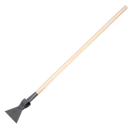 Ice ax, width 15 cm, with wooden cuttings, B-3, color mix-5