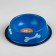 A bowl with bones, iron with a non -slip base, 150 ml, blue