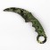 Souvenir weapons made of wood Kerambit "Haki", 18 cm