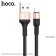 Hoco X26, Type-C cable-USB, 3 A, 1 m, nylon braid, black and golden