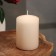 Candle - Aromatic "cinnamon" cylinder, 5.6x8 cm