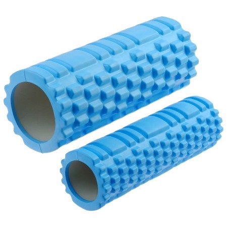A set of massage rollers 2 in 1 sangh, 33x13 cm and 30x9 cm, blue color-3