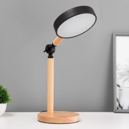 Piatti table lamp LED 5W 4000K USB black 15x25x45cm Risalux