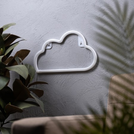 Neon sign "Cloud", 30x19 cm, aax3+usb, blue-1