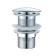 Bottom valve Ledeme L65, for a shell, brass, chrome