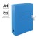 Archival folder with caligrata ties, micro -fraud, 70 mm, up to 700 l, blue