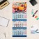 Quarterly calendar, trio "Symbol of the year - 3" 2025, 73 x 29 cm