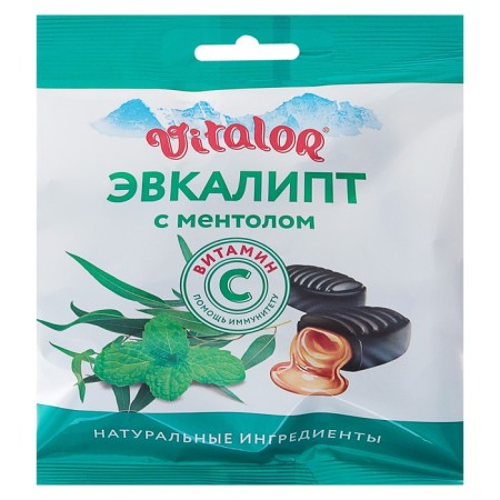 Eucalyptus with menthol and vitamin C, help immunity, 60 g.