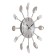 Wall clock, series: kitchen, “cutlery”, discrete move, d-31 cm, dial 13.5 cm