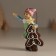 Souvenir Polystone Suspension "New Year's Elf with a gingerbridge" 8x4x10.5 cm