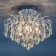 Ceiling lamp 6x60W E27, size 51x51x42 cm
