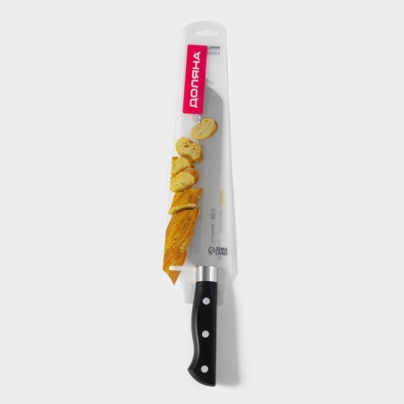 Knock for bread shares "Kronos", blade 19 cm, black color-4