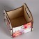 Kashpo wooden 10.5 × 10 × 11 cm Gift Roxy Smith "Mom! Flowers", box