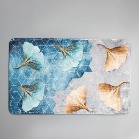 Bathroom mat “Leaves”, 50 × 80 cm, microfiber-1