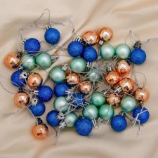 Set of balls plastic D-2.5 cm, 40 pcs 