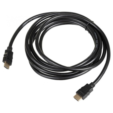 Cable connecting audio video HDMI (M)/HDMI (M) 3M. gilding. Black (1497547)-2