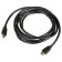 Cable connecting audio video HDMI (M)/HDMI (M) 3M. gilding. Black (1497547)