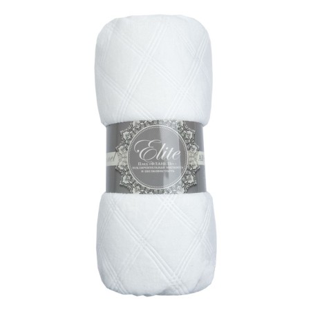 Texrepublic blanket, size 150x200 cm, white color-1