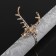 Ring for napkins "Deer", 6.5 × 5 × 10 cm, gold color