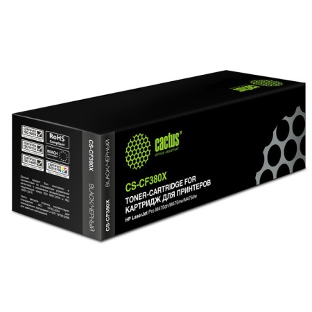 Cactus CS-CF380X CF380X cartridge, for HP LJ Pro M476DN/M476NW/M476DW, 4400 pages, black color black-1