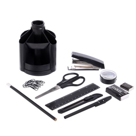 Chancellery set of 11 items, Staff "mines", rotating-5