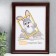 Photo frame plastic L-6 21x30 cm, walnut