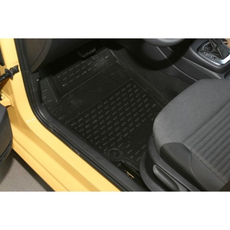 3D mats in the VW Polo V 12/2009-2020 salon, hb., Polyuretan, 4 pcs-1