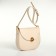 Women's bag on the Textura valve, medium size, dairy color