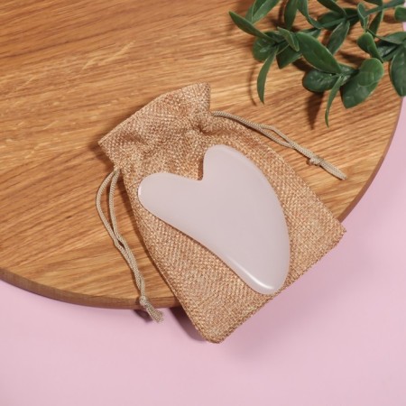 Hoisha massage "Heart", 8.5 × 5.5 cm, lavender color-2