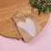 Hoisha massage "Heart", 8.5 × 5.5 cm, lavender color