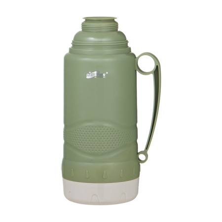 Thermos 1.8 l, with a glass flask, retains heat 24 hours, green-2