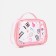 Lightning cosmetic bag, coral color