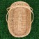 Basket "Product", bottom = 19x39, dop: 44 × 26 cm, h = 7/31 cm, manual weaving, vine