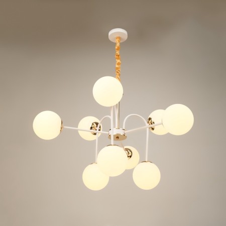 Causte "Punto" 9he27 white-gold 76x76x78 cm-4