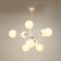 Causte "Punto" 9he27 white-gold 76x76x78 cm