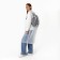 An adult raincoat with a branch for a backpack "Mountains Knee", universal size