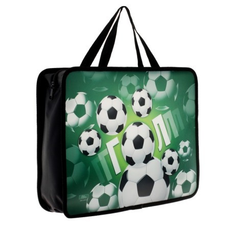 Folder with A4 handles, 330 x 260 x 75 mm, plastic, pens, calligrata "goal"-1