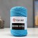 Yarn "Macrame Cotton" 20% polyester, 80% cotton 225m/250g (763 azure)