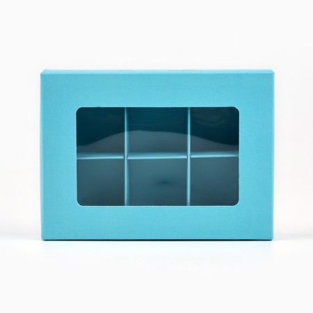 Folding box under 6 sweets Tiffany, 13.5 x 9.8 x 3.8 cm-1