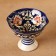 Candy of Rishtan ceramics "Flowers", blue 14 cm,