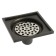 Zein gap, 100x100 mm, vertical, d = 32 mm, stainless steel, gray