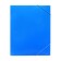 A4, 500MKM, calligrata elastic band on elastic band, root of 25 mm, up to 230 sheets, embossing "sand", blue