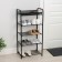 Shoe stand, 5 tiers, 45 × 30 × 95 cm, black color