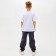 Children's Minaku Colors T -shirt, white/blue color, height 116