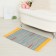 Stirip carpet, type1, size 50x80 cm (± 3 cm), cotton, color mix