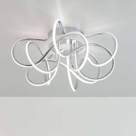 Ceiling CITILUX CULCH "JMINI SMART" CL229A151E 50x50x23 cm, 5x19W, LED, Gray color.-15