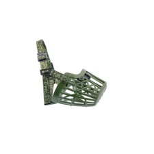 Plastic muzzle No. 2, 17 cm (Border-Colli), khaki/camouflage
