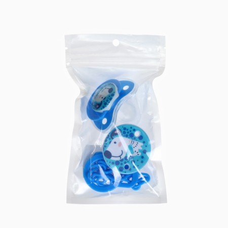 Dummy orthodontist., With a cap and a holder, from 0 months, the color is green / blue-21