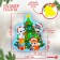 Maxi - puzzles toy for playing in the bathtub "New Year tree", 7 details, EVA